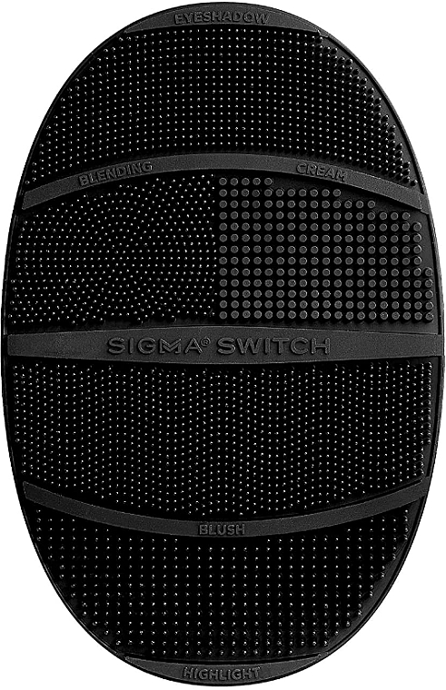 Силіконовий килимок для миття й чищення щіток, чорний, SS01 - Sigma Beauty Sigma Switch — фото N1