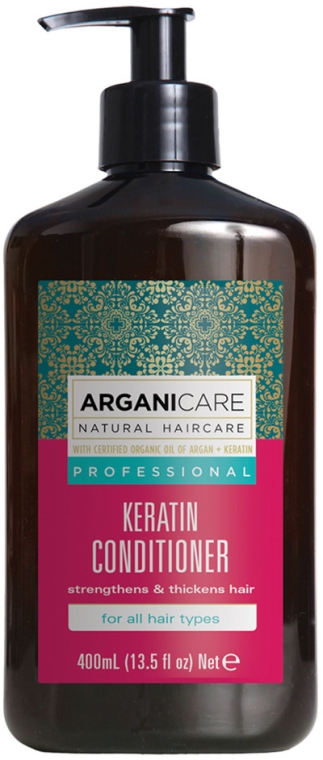 Кератиновий кондиціонер для всіх типів волосся - ArganiCare Conditioner for All Hair Types — фото N1