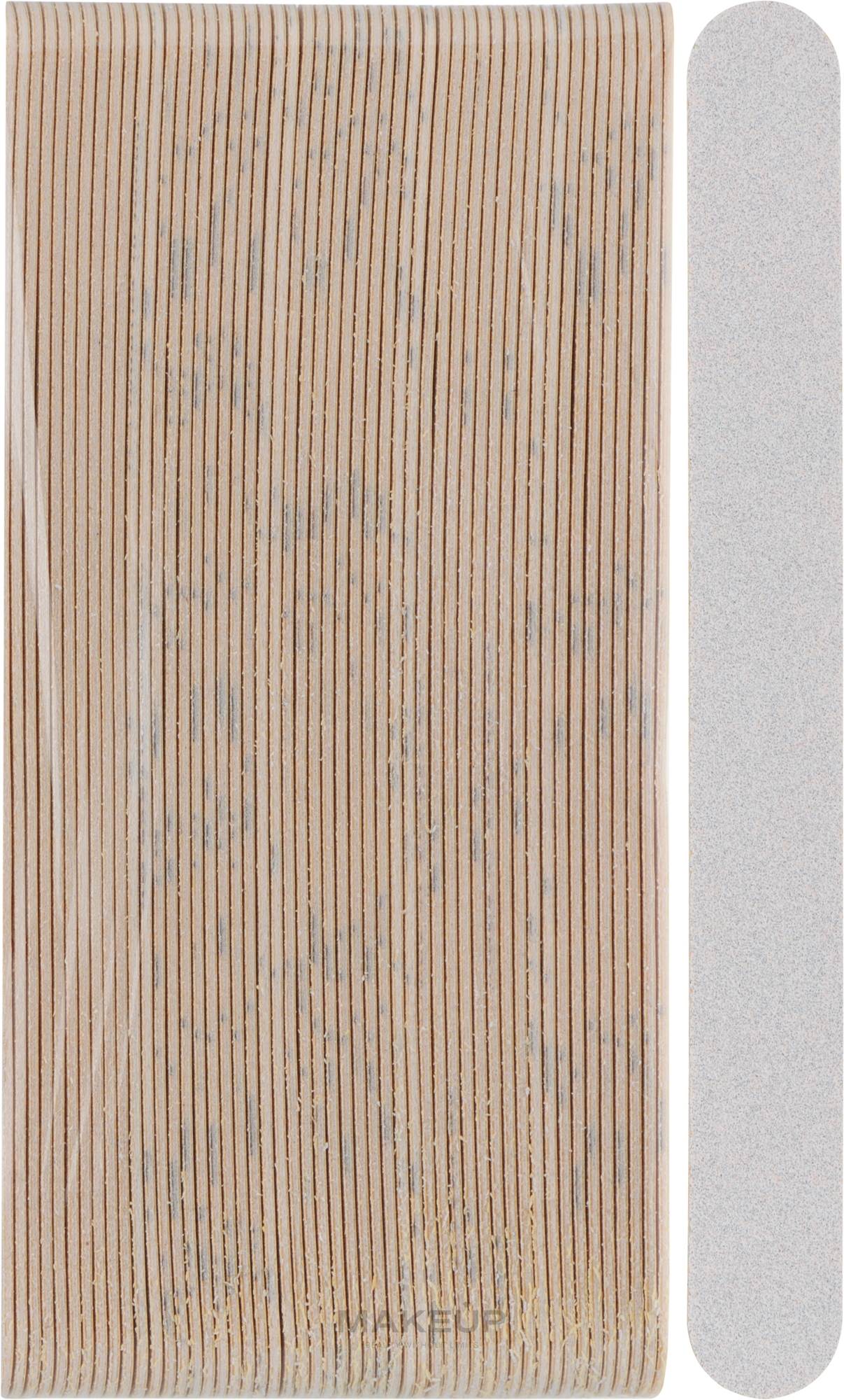 Сменные файлы для пилки с мягким слоем, ровные, 180 мм, 120 грит, белые - ThePilochki — фото 50шт
