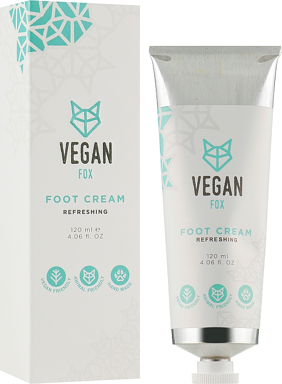 Крем для ног освежающий - Vegan Fox Refreshing Foot Cream — фото N2