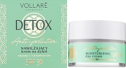 Увлажняющий дневной крем для лица - Vollare Cosmetics Detox Anti-Pollution Moisturizing Day Cream SPF30 — фото N2