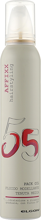 Масло для волос с термозащитой и УФ-фильтрами - Elgon Affixx Pack Oil — фото N1