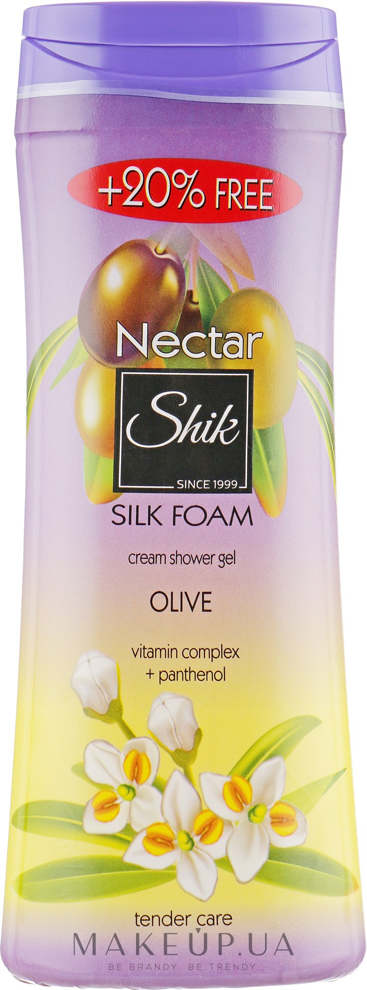 Гель для душу "Олива"  - Шик Nectar Silk Foam — фото 250ml