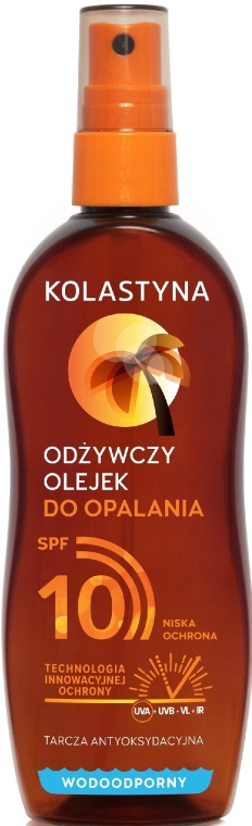 Олія-спрей для засмаги, водостійка з SPF 10 - Kolastyna — фото N1