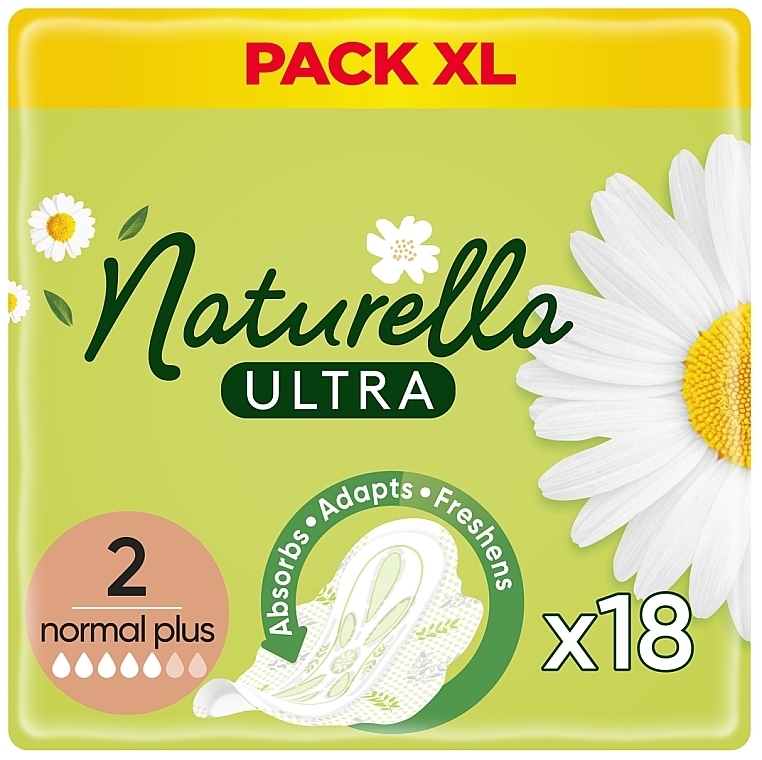 Гігієнічні прокладки з крильцями, 18 шт. - Naturella Ultra Normal Plus — фото N2