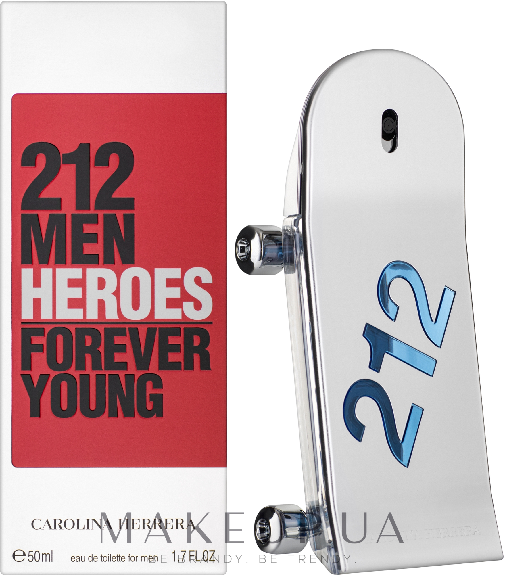 Carolina Herrera 212 Men Heroes Forever Young - Туалетная вода — фото 50ml