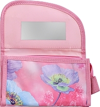 Косметичка с зеркалом "Poppy" 93654, розовая - Top Choice — фото N2