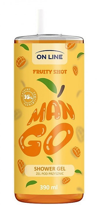 Гель для душу "Mango" - On Line Fruity Shot Shower Gel — фото N1