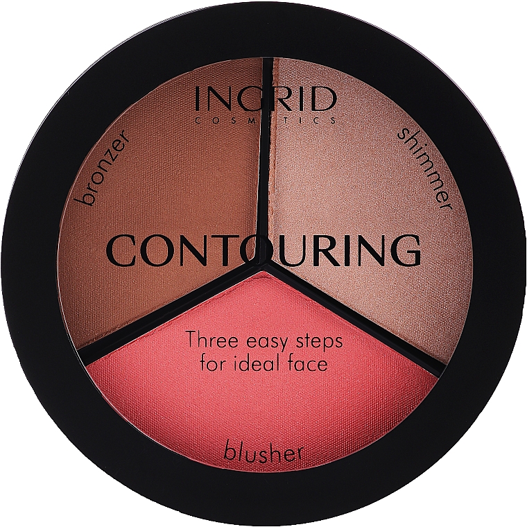 Палетка для контурування обличчя - Ingrid Cosmetics Ideal Face Contouring — фото N2