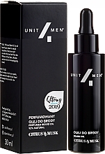 Парфюмированное масло для бороды - Unit4Men Citrus&Musk Perfumed Beard Oil — фото N1