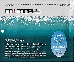 Парфумерія, косметика Тканинна маска для обличчя - Estesophy Marvelous Sheet Placenta Mask