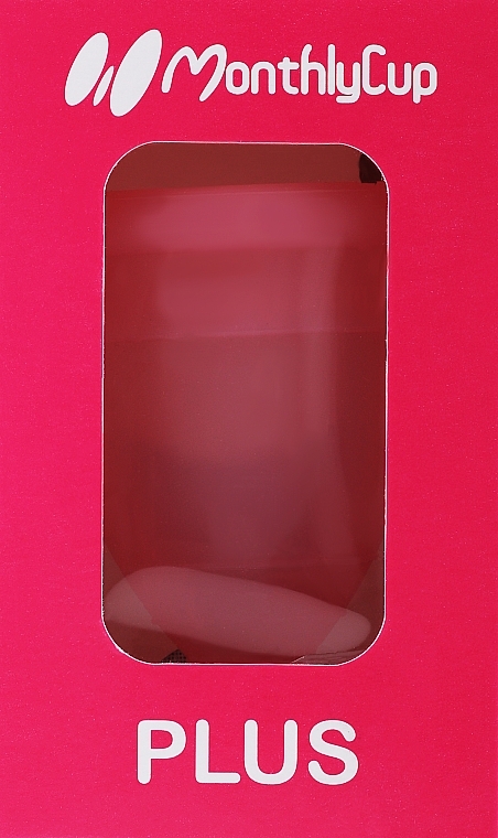 Менструальная чаша, большая, розовый топаз - Menskopp Intimate Care Plus — фото N1