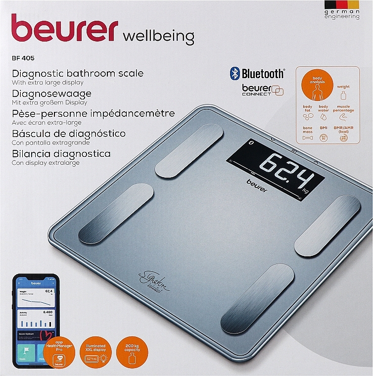 Діагностичні ваги BF 405 Signature Line - Beurer — фото N2