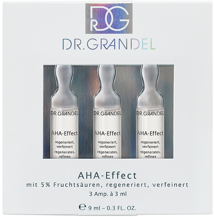 Ампульный концентрат с AHA-кислотами "Альфа-эффект" - Dr. Grandel AHA Effect Ampoule — фото N1