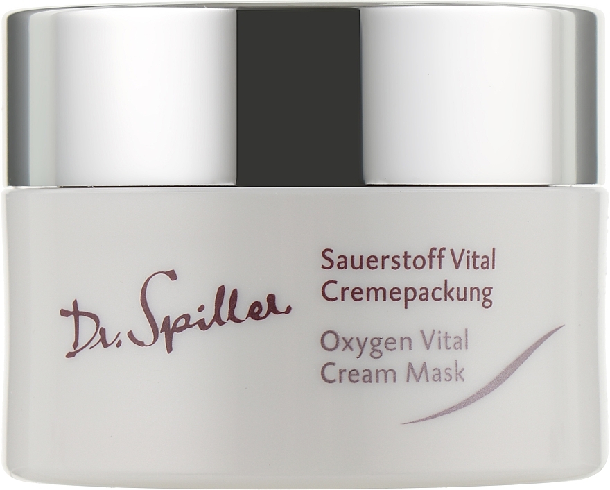 Крем-маска для обличчя - Dr. Spiller Oxygen Vital Cream Mask (мини) — фото N1