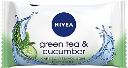 Духи, Парфюмерия, косметика Мыло "Зелений чай и огурец" - NIVEA Green Tea & Cucumber Soap 