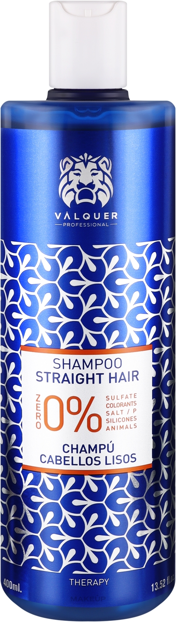 Шампунь для гладкості волосся - Valquer Shampoo Straight Hair — фото 400ml