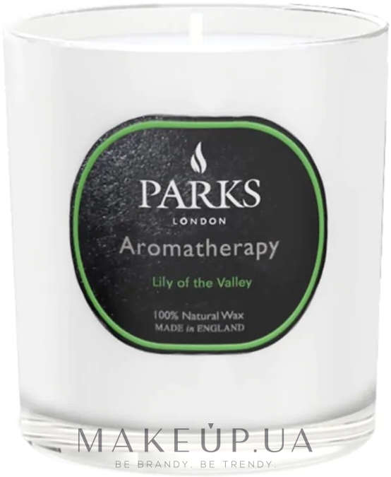 Ароматическая свеча - Parks London Aromatherapy Lily of the Valley Candle — фото 220g