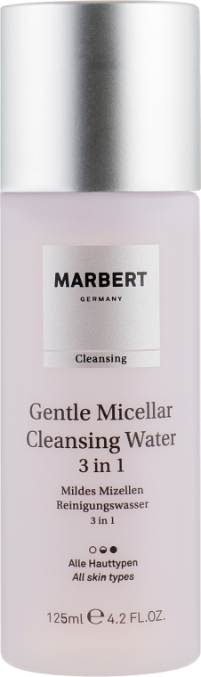 Мицеллярная вода 3в1 - Marbert Cleansing Gentle Micellar Cleansing Water 3-in-1