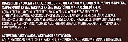 Venita Professional Henna Color Cream Eyebrow Tint Cream Goji Extract - Крем-фарба для фарбування брів з хною — фото N7