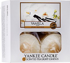 Чайные свечи - Yankee Candle Scented Tea Light Candles Vanilla — фото N1