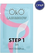 Парфумерія, косметика Засіб для ламінування вій і брів - OkO Lash & Brow Step 1 Lift