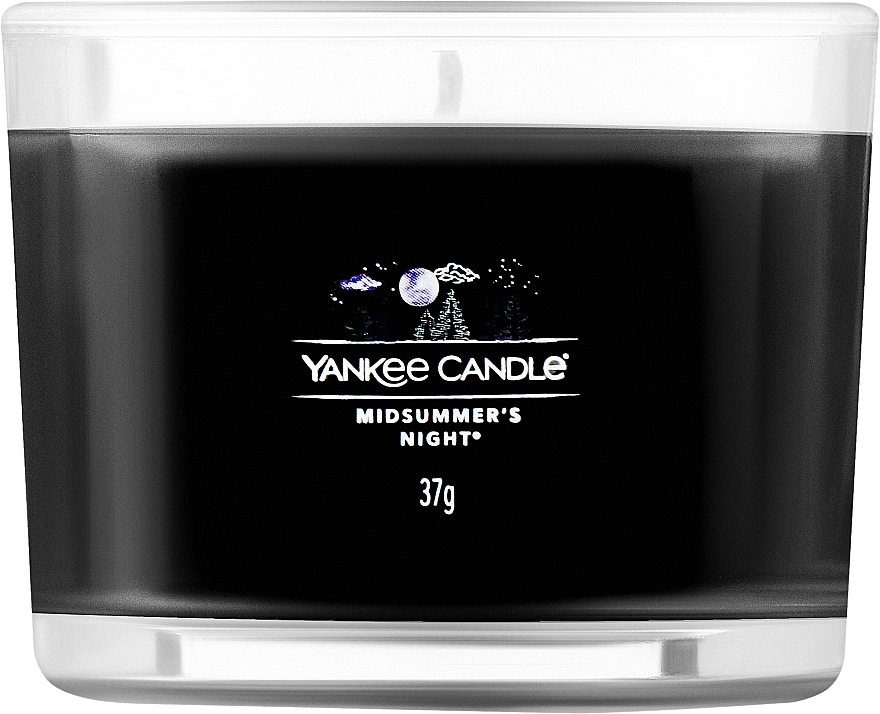 Ароматическая свеча в стакане "Летняя ночь" - Yankee Candle Midsummer's Night (мини) — фото N1