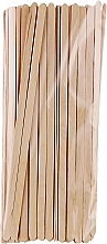 Дерев'яний шпатель для нанесення воску Di589, 190х10 мм, 100 шт. - Divia Di589 — фото N1
