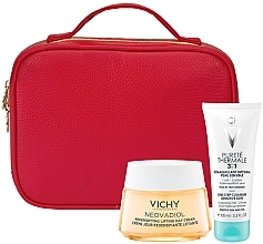 Духи, Парфюмерия, косметика Набор - Vichy Neovadiol Peri Menopause Skin Care Gift Set (day/cr/50ml + f/gel/100ml + cosmet/bag)