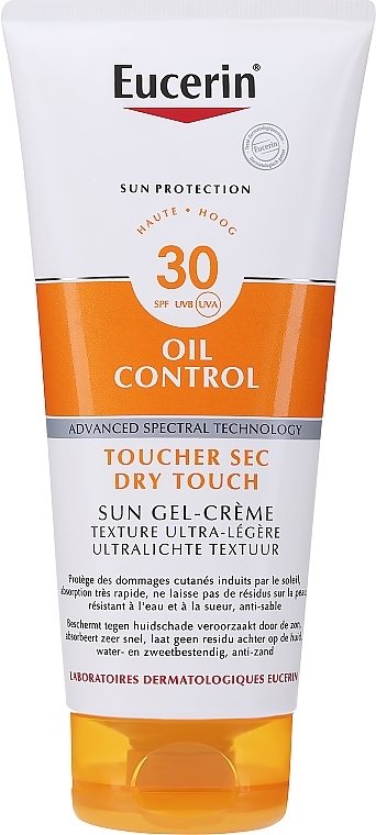 Крем-гель для тела - Eucerin Sun Protection Sensitive Protect Sun Gel-Cream Dry Touch SPF 30