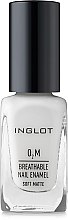 Духи, Парфюмерия, косметика Дышащий лак для ногтей, матовый - Inglot O2M Breathable Nail Enamel Soft Matte