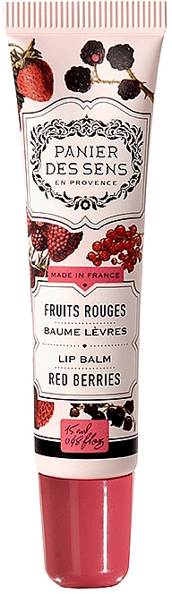 Бальзам для губ масло ши "Красные ягоды" - Panier des Sens Lip Balm Shea Butter Red Berries — фото N1