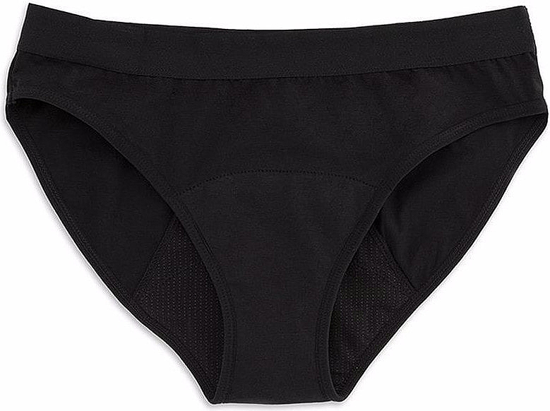Менструальні трусики, чорні - Platanomelon Kiwitas Classic Sporty Menstrual Panties — фото N1