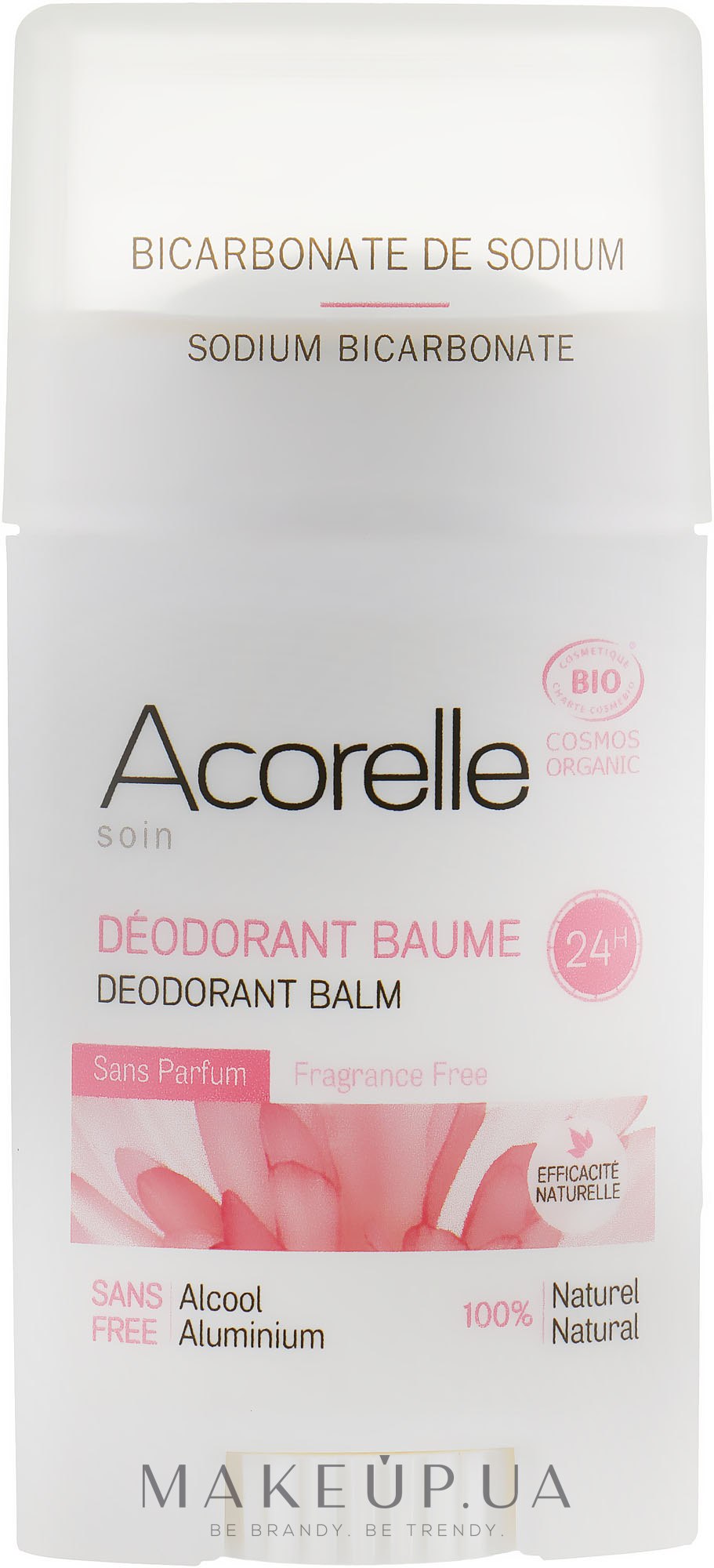 Дезодорант-бальзам у стіку "Без запаху" - Acorelle Deodorant Balm Fragrance Free — фото 40g