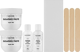 Парфумерія, косметика Набір для домашньго шугарингу, 6 продуктов - Novame Cosmetic