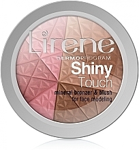 УЦІНКА Бронзатор для обличчя - Lirene Shiny Touch Mineral Bronzer & Blush * — фото N2