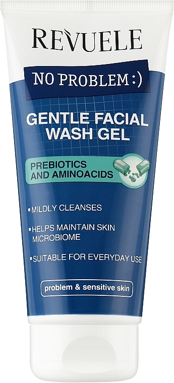 Гель для умывания с пребиотиками и аминокислотами - Revuele No Problem Gentle Facial Wash Gel — фото N1