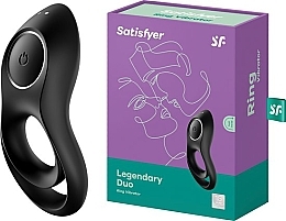 Ерекційне кільце з вібрацією - Satisfyer Penis Ring Legendary Duo — фото N1