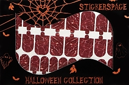 Духи, Парфюмерия, косметика Дизайнерские наклейки для ногтей "Meat" - StickersSpace