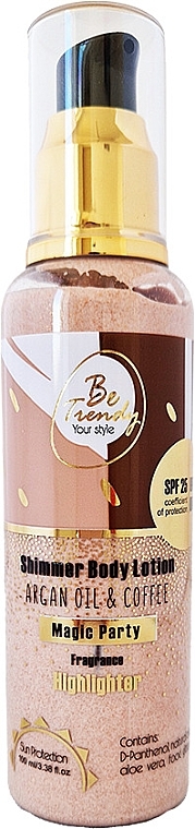 Лосьйон-шимер для тіла "Magic Party" - Be Trendy Shimmer Body Lotion — фото N1