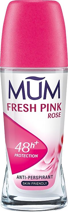 Антиперспірант кульковий "Свіжа рожева троянда" - Mum Fresh Pink Rose Roll On Anti-perspirant — фото N1