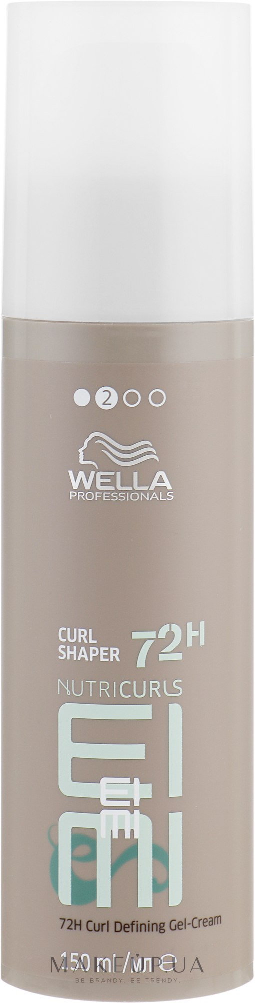 Гель-крем для укладання кучерявого волосся - Wella Professionals EIMI Nutricurls Curl Shaper — фото 150ml