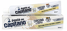 Зубна паста "Куркума і прополіс" - Pasta Del Capitano, Turmeric & Propolis  Ecological Packaging — фото N4
