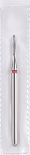 Парфумерія, косметика Фреза алмазна, усічений конус, L-8 мм, 1.4 мм X, червона - Head The Beauty Tools