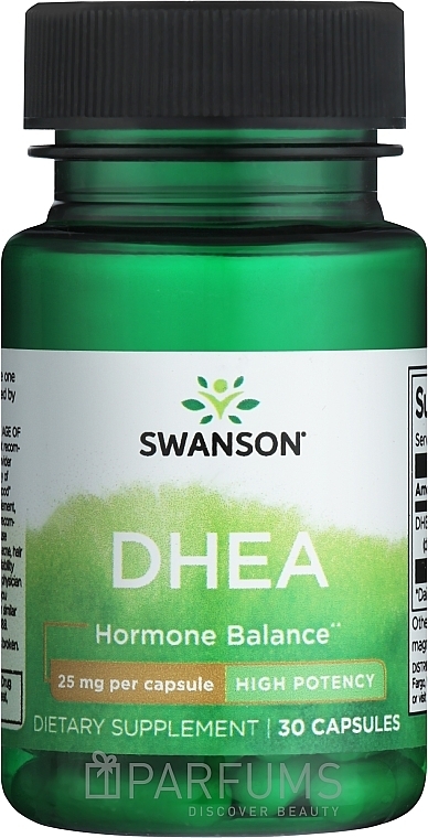 Дієтична добавка "Дегідроепіандростерон", 25 мг - Puritan's Pride DHEA — фото N1
