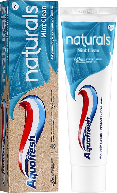 Зубна паста "М'ятне очищення з натуральними компонентами" - Aquafresh Naturals Mint Clean — фото N7