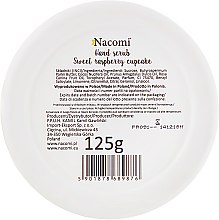Сахарный пилинг для рук с ароматом малины - Nacomi Sugar Hand Peeling — фото N2