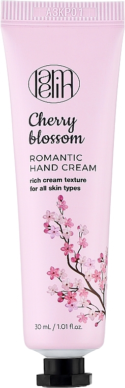 Крем для рук "Cherry Blossoms" - Lamelin Romantic Hand Cream — фото N1