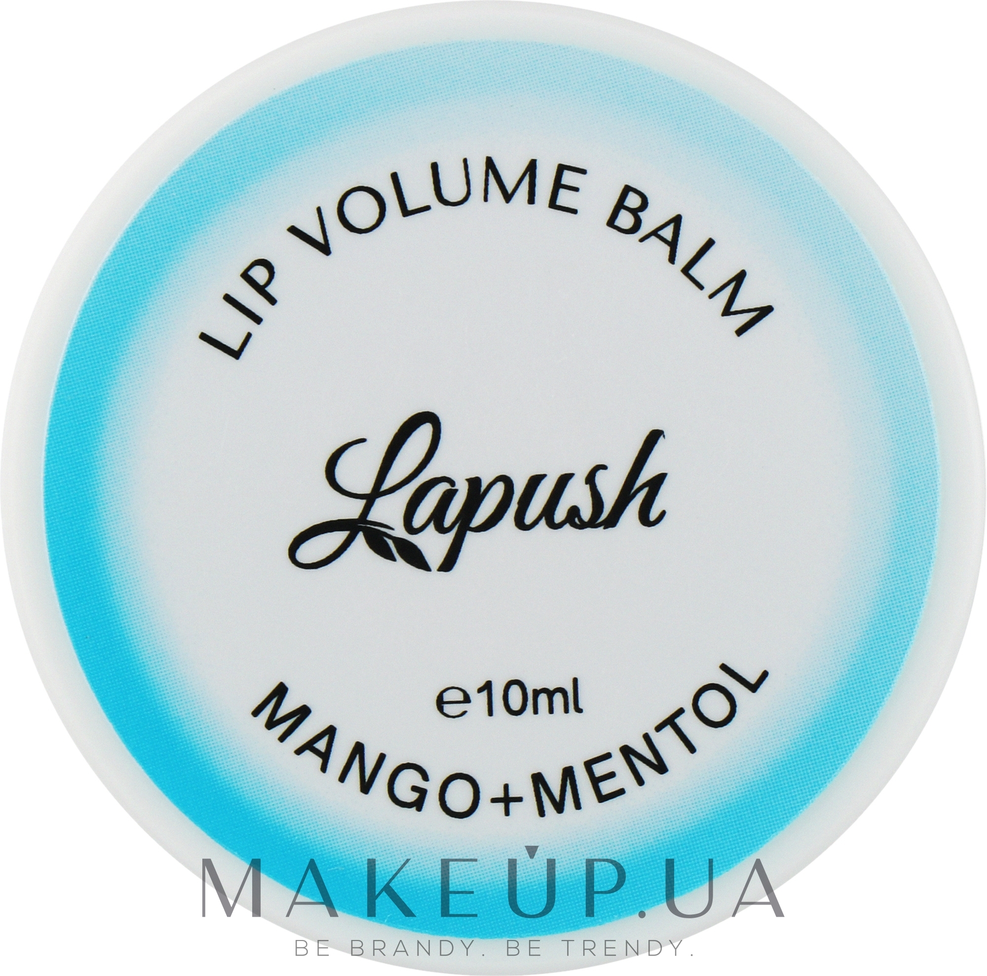Бальзам для губ з ефектом об’єму "Манго+Ментол" - Lapush — фото 10ml