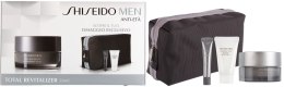 Духи, Парфюмерия, косметика Набор - Shiseido Men Total Revitalizer Set (cr/50ml + foam/30ml + eye/cr/5ml + bag)